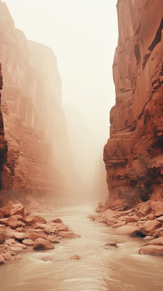 Canyon mountain outdoors nature. AI generated Image by rawpixel.