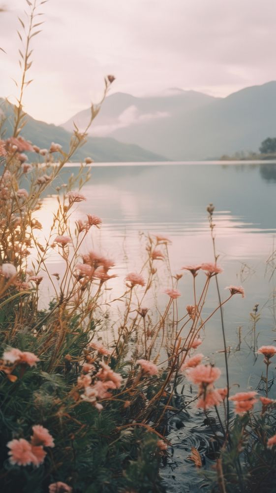  Lake in spring photography landscape outdoors. AI generated Image by rawpixel.