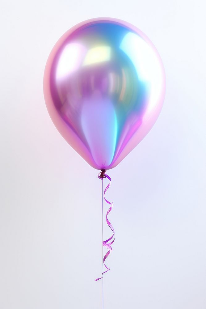 Balloon iridescent anniversary celebration decoration.