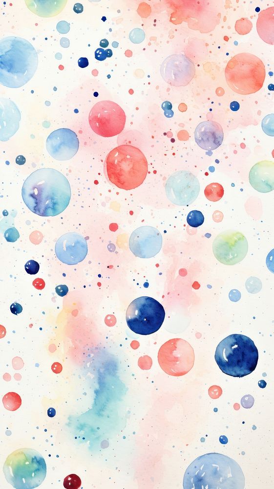 Watercolor of a galaxy pattern backgrounds splattered.