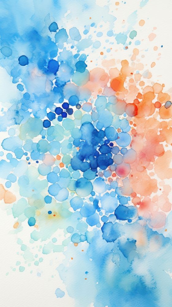 Watercolor of a galaxy painting pattern art.
