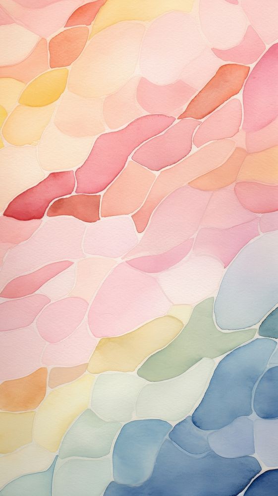 Watercolor of a spill pattern texture petal.