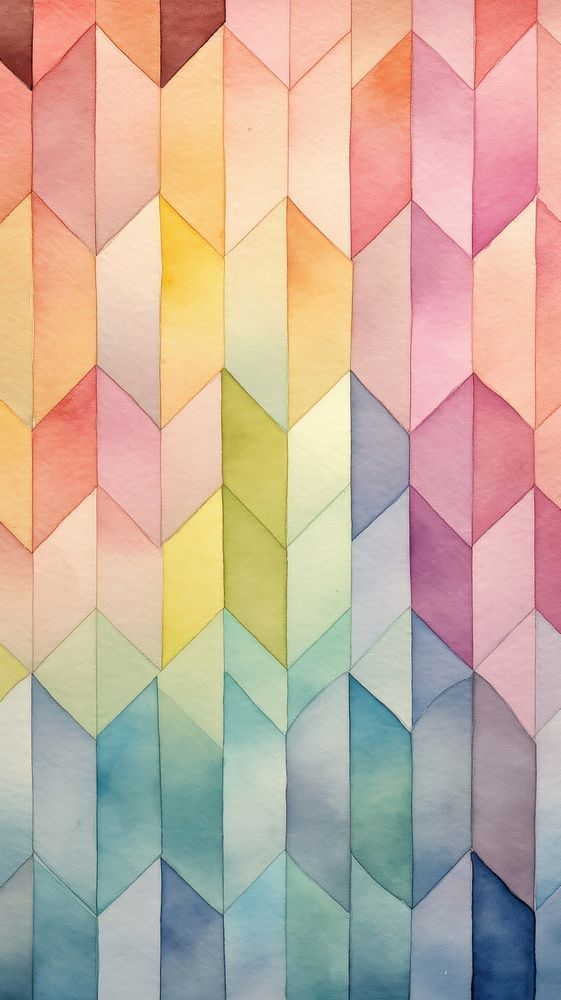 Watercolor of color pencils pattern texture architecture.