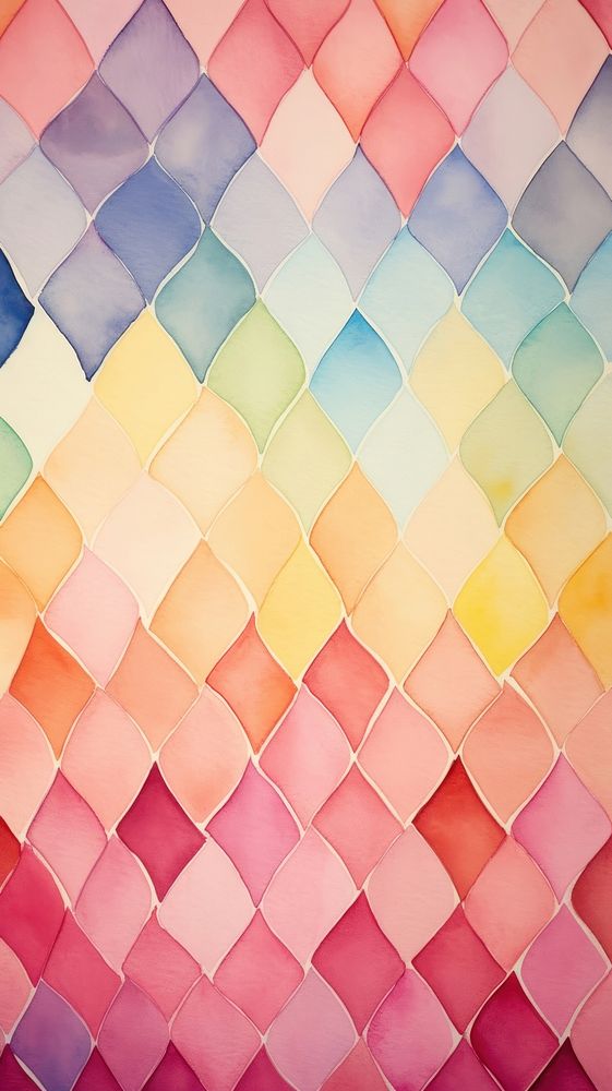 Watercolor of color pencils pattern texture art.