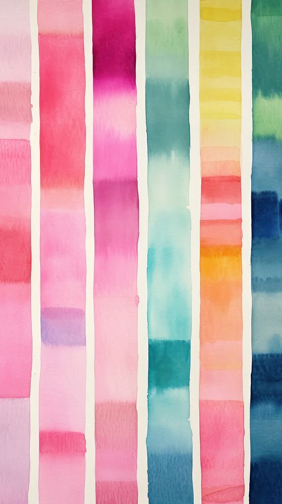 Watercolor of stripes pattern backgrounds creativity.