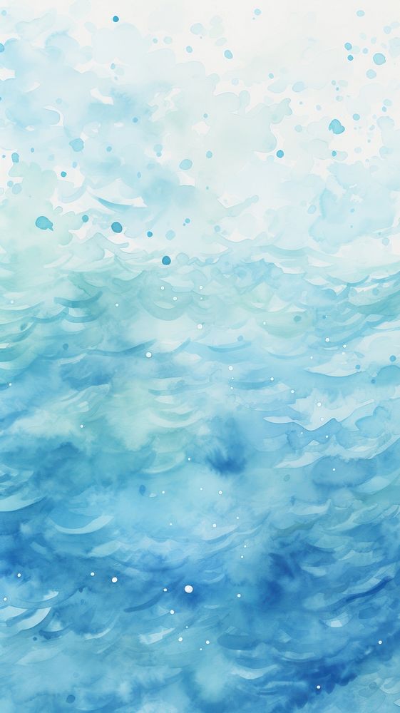 Watercolor of the ocean outdoors pattern texture.