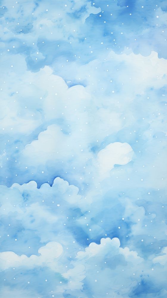 Watercolor of the sky outdoors pattern texture.