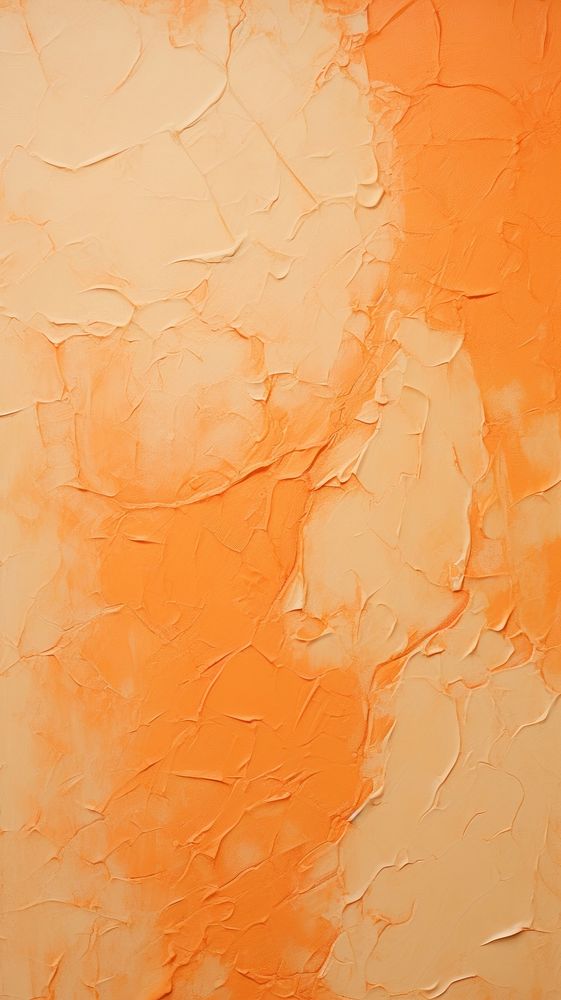 Orange pastel plaster rough paint. AI generated Image by rawpixel.