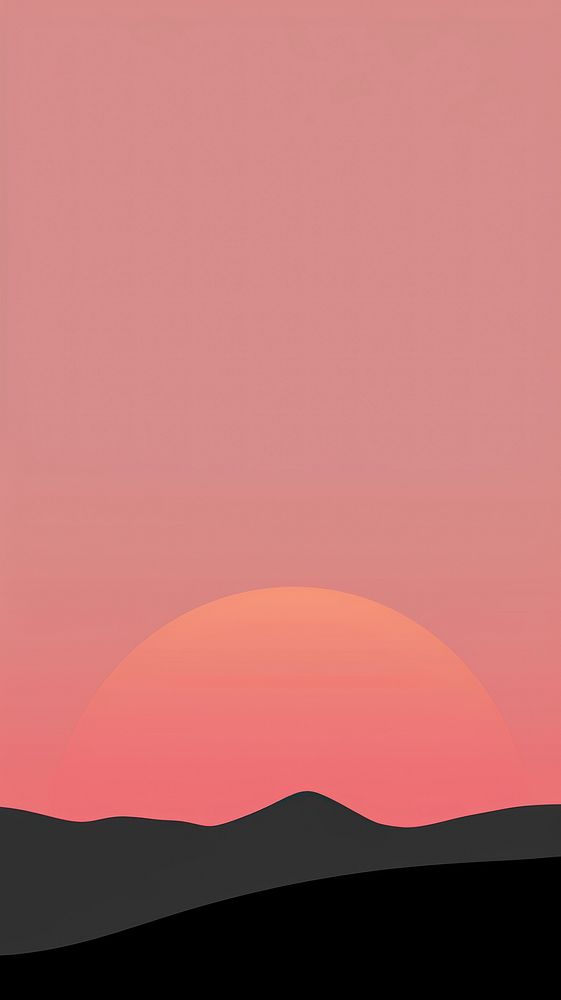 Landscape and sunset backgrounds outdoors horizon. AI generated Image by rawpixel.