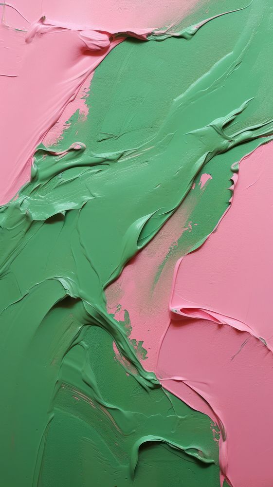 Pink and green background backgrounds paint abstract. AI generated Image by rawpixel.