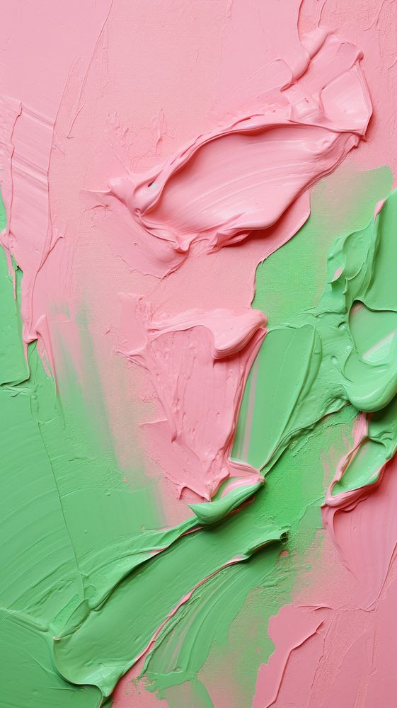 Pink and green background backgrounds paint art. AI generated Image by rawpixel.