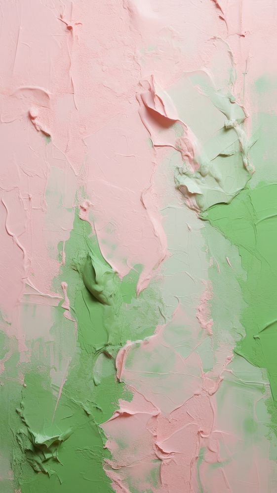 Pink green paint wall backgrounds. AI generated Image by rawpixel.