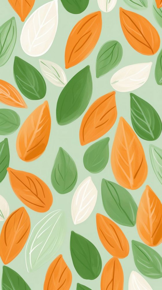 Leaves pattern backgrounds wallpaper plant. AI generated Image by rawpixel.