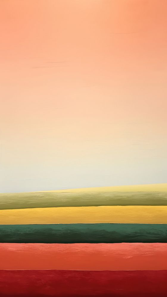 Agriculture painting horizon sky.