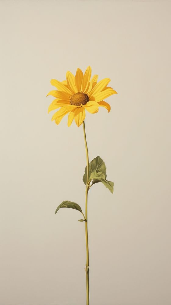Sunflower petal plant inflorescence.