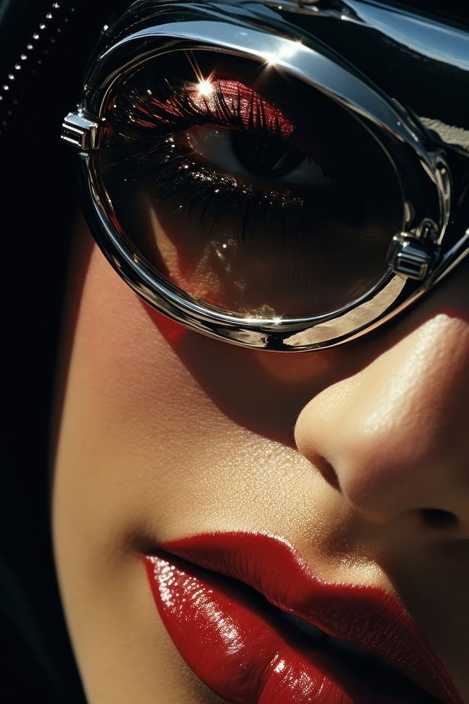 Middle Eastern sunglasses cosmetics lipstick.