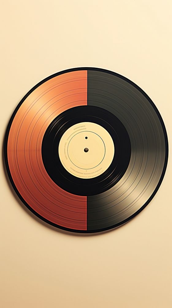 Retro film of a vinyl cd technology gramophone turntable.