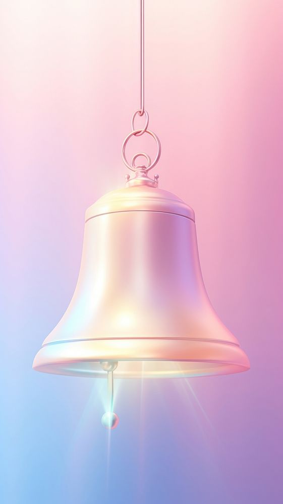 Bell lamp illuminated decoration.