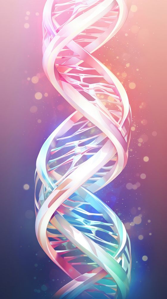 DNA art illuminated futuristic.