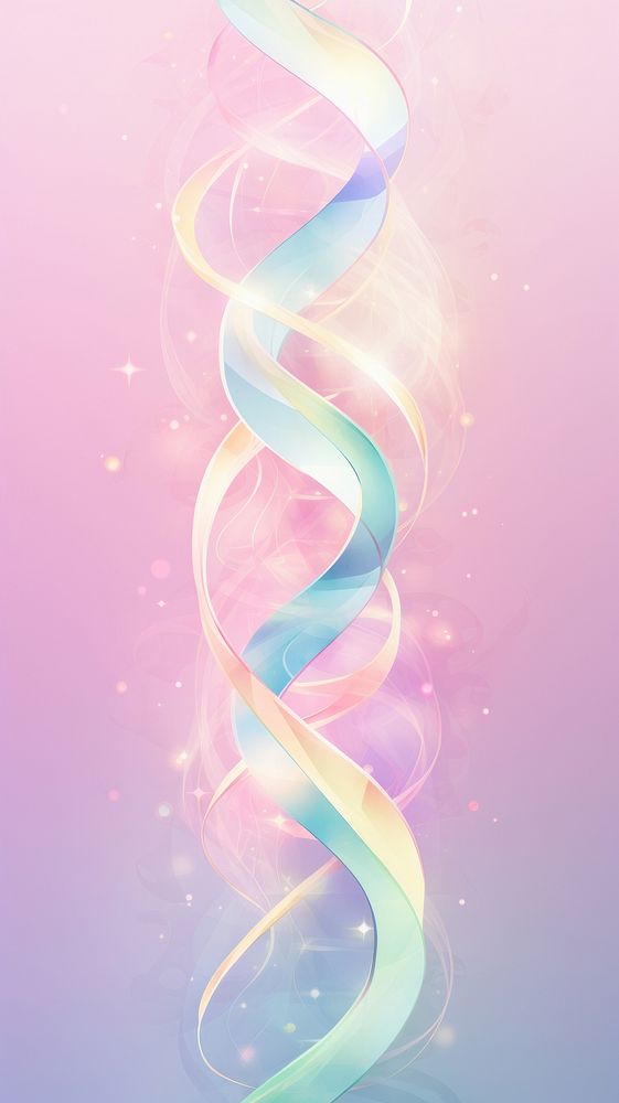 DNA pattern art illuminated.