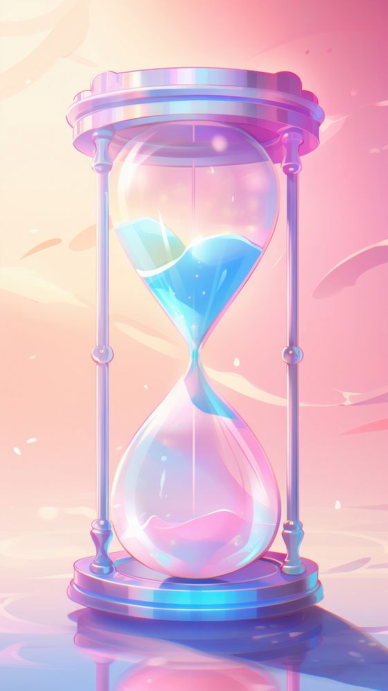 Hourglass transparent technology deadline.