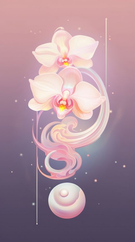 Saturn flower orchid plant.