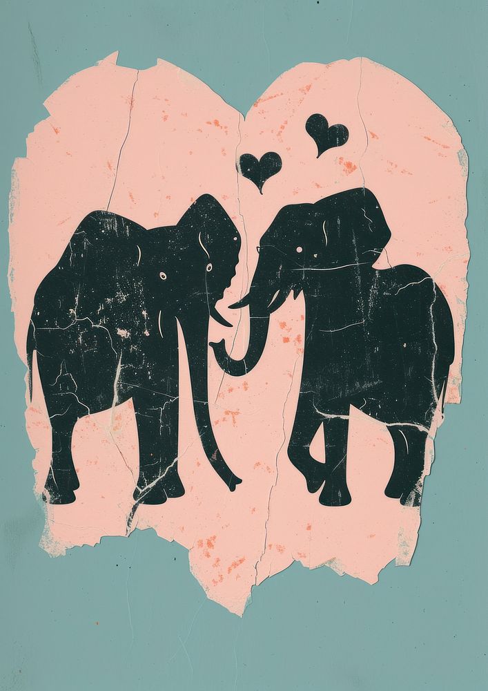 Art elephant painting animal.