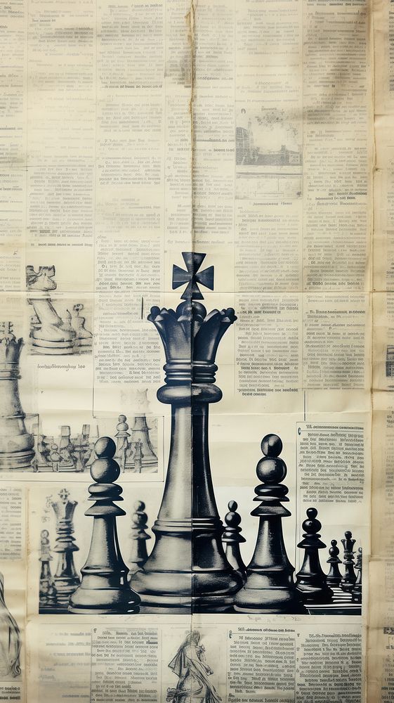 Wallpaper ephemera pale Chess chess game representation.