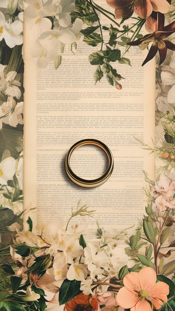 Wallpaper ephemera pale Wedding ring publication jewelry wedding.