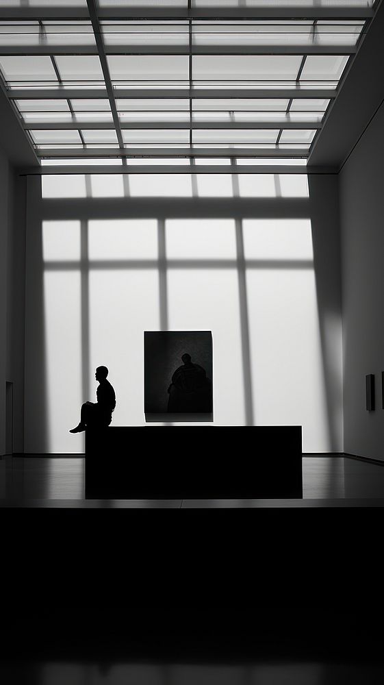 Photography of art museum architecture silhouette building.