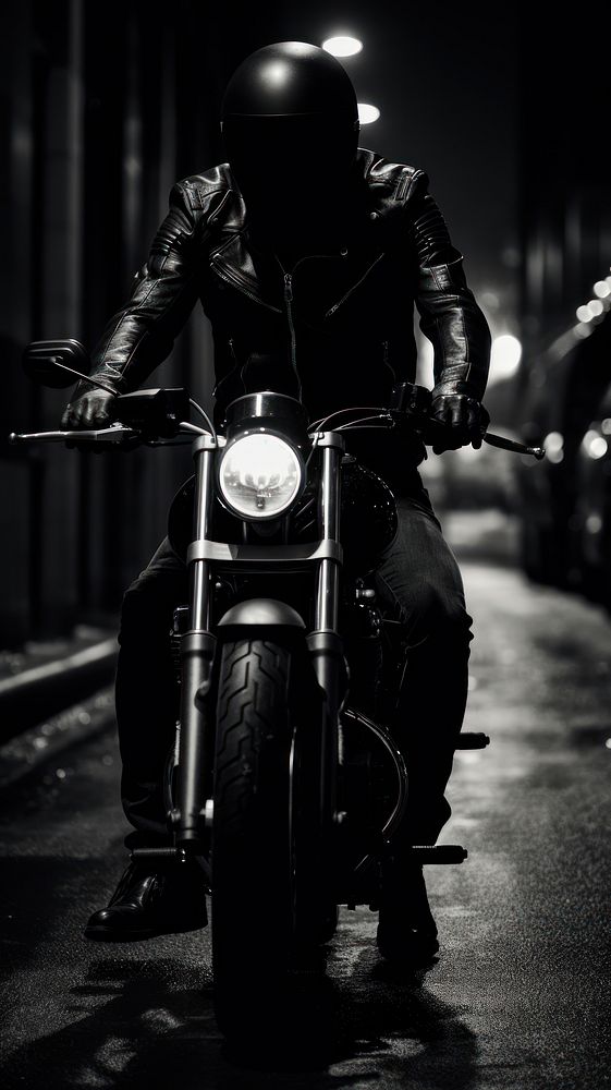 Photography of biker motorcycle headlight vehicle.