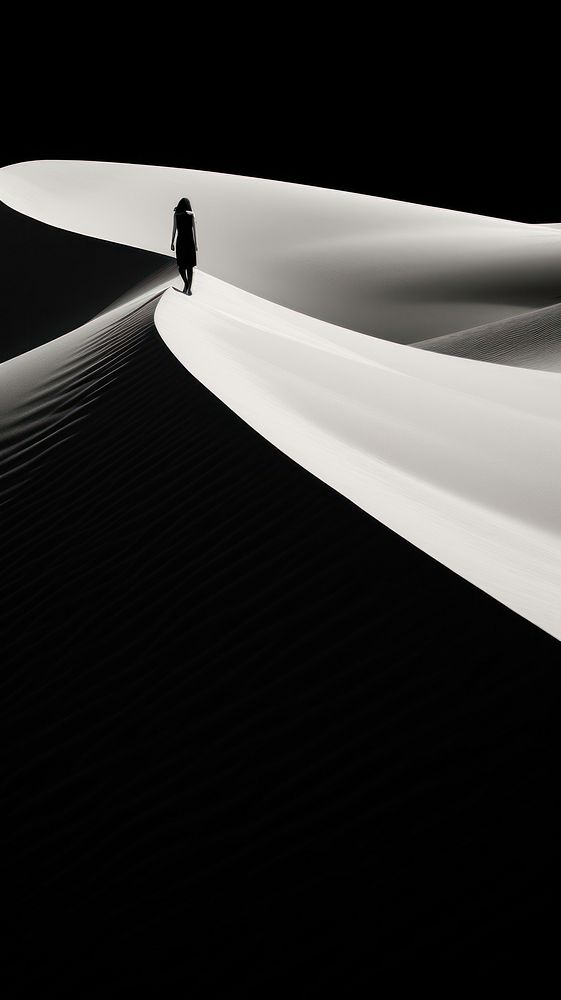 Photography of desert motion nature black.