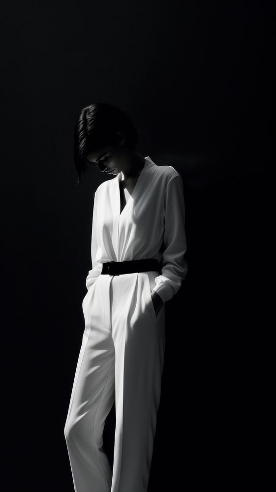 Photography of fashion photography black white.
