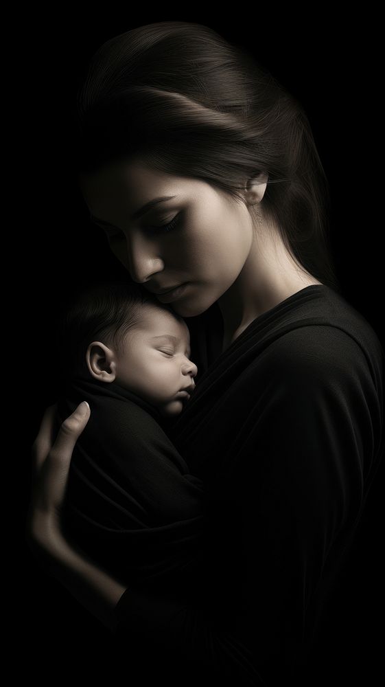 Photography of mother holding baby photography portrait newborn.