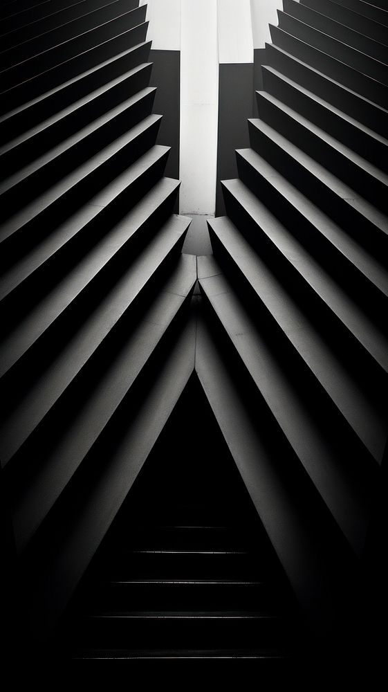 Photography of metal texture black architecture staircase.