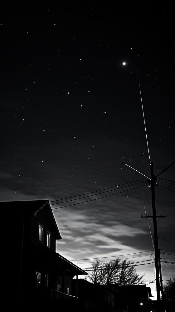 Photography of night sky outdoors nature black.