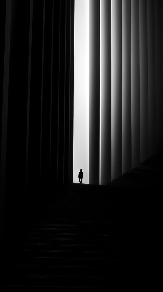 Photography Spotlight Architecture Silhouette Staircase. 