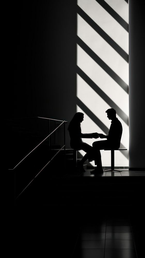 Photography of people talking silhouette sitting adult.