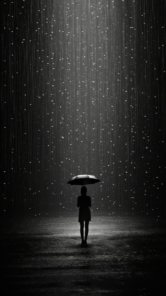 Photography of rain silhouette outdoors nature.