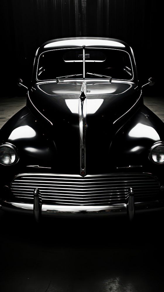 Photography of vintage car vehicle black transportation.