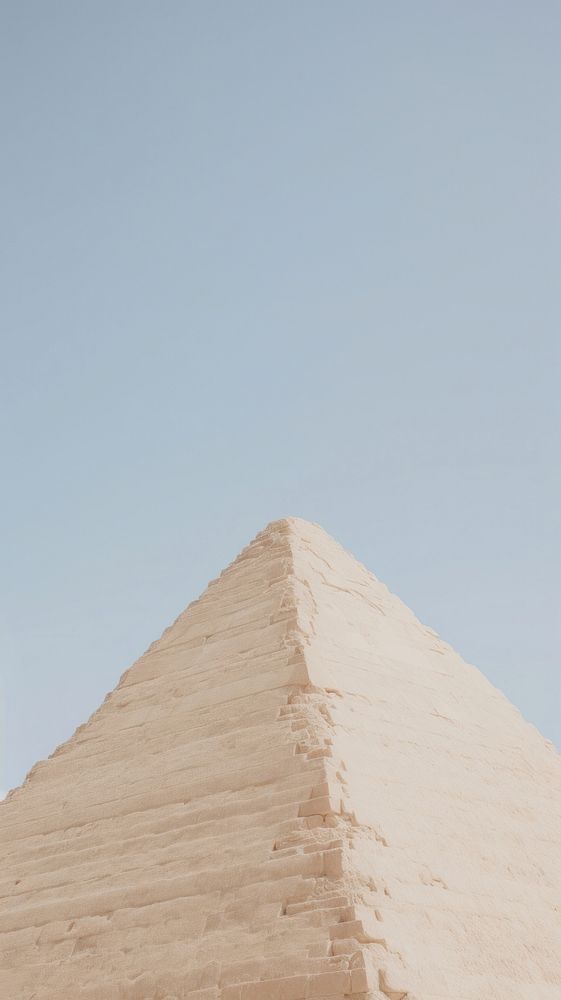 Pyramid architecture tranquility landscape. AI generated Image by rawpixel.