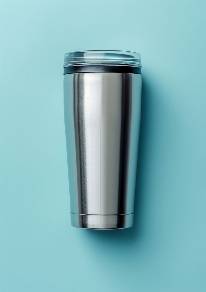 Stainless tumbler  refreshment drinkware cylinder.