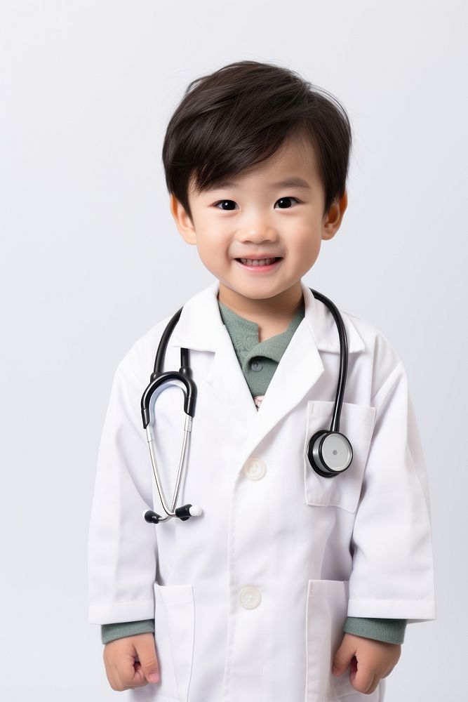 Japanese kid Vet stethoscope child physician.