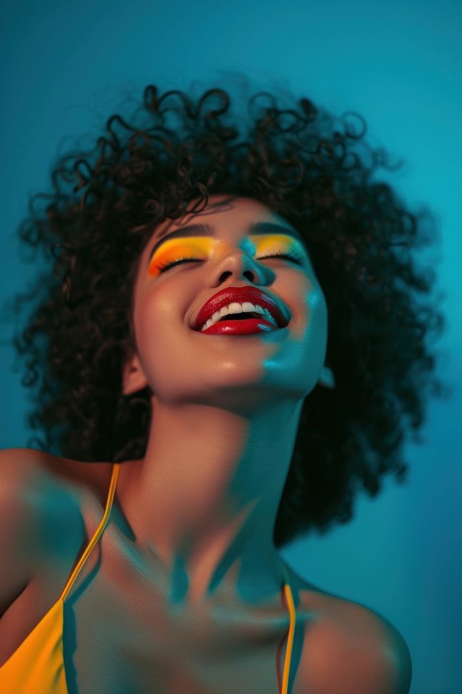 A young latina brazilian woman portrait smiling adult.
