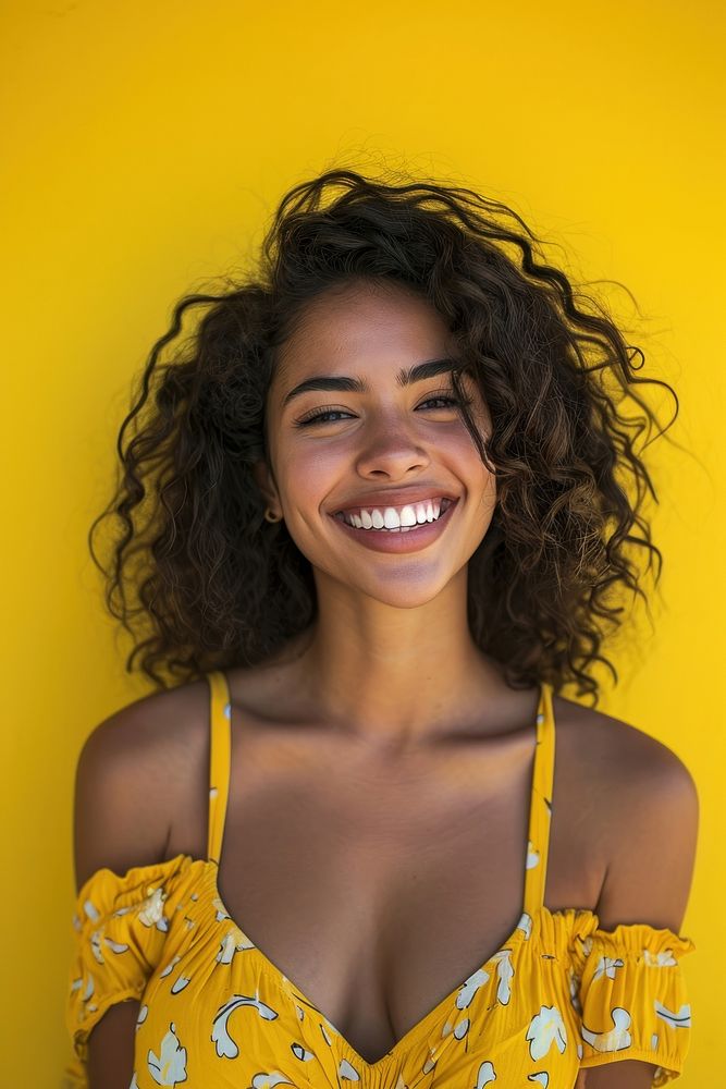 Latina Brazilian girl smile laughing smiling.