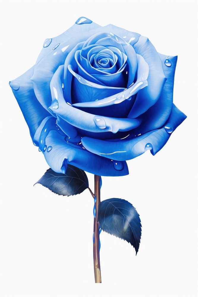 A Blue Rose rose flower plant.