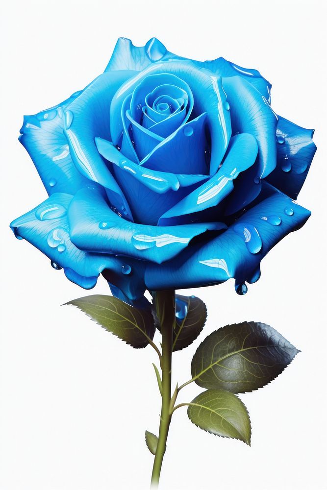 A Blue Rose rose flower plant.