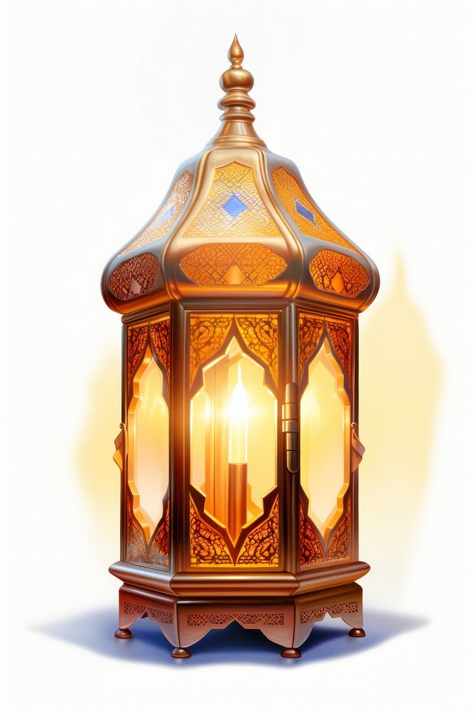 A Islamic Luxury Lantern lantern light lamp.