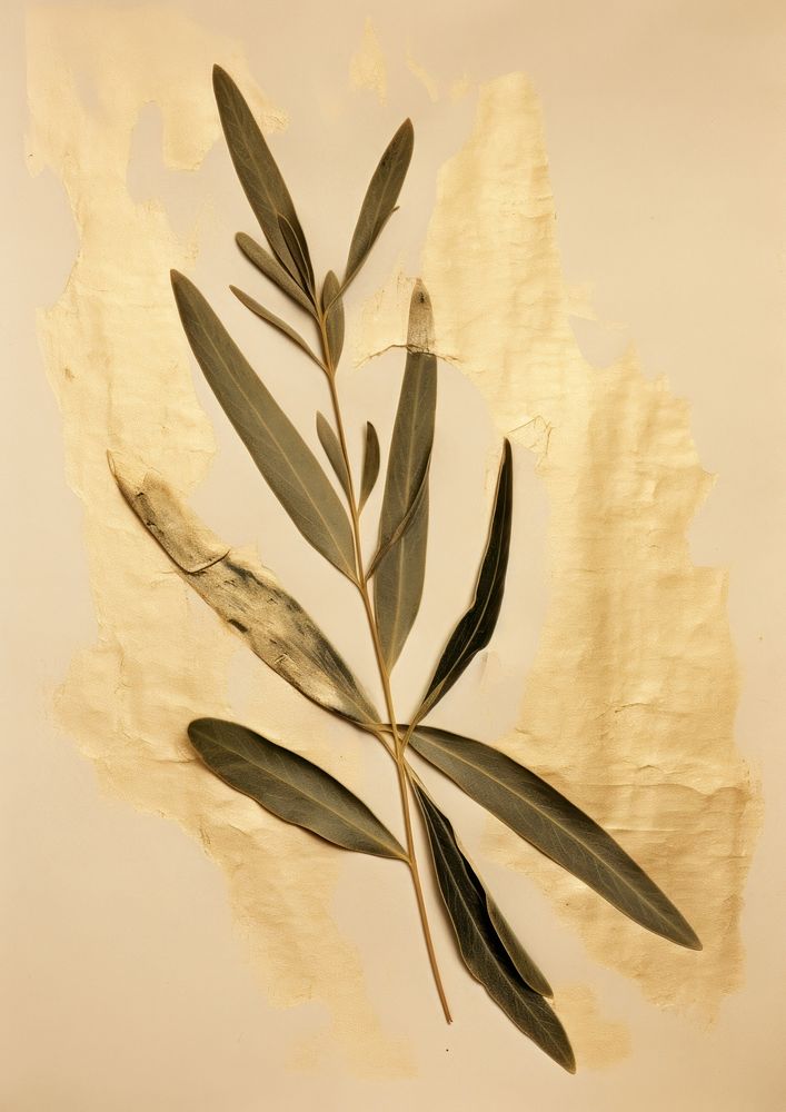 Olive leaf herbs plant tree.