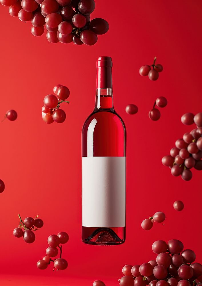 Wine bottle  drink grape red.